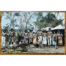 ABORIGENES INDIOS DEL CHACO AUSTRAL ANTIGUA TARJETA POSTAL INDIGENAS